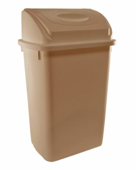 Cesto para basura con tapa balancín frontal de 65 litros. - Imagen 9