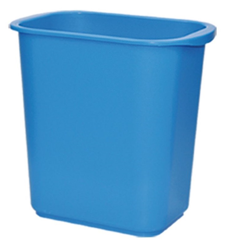 Cesto rectangular de 13 litros sin tapa - Imagen 2