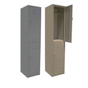 Casillero para guardar artículos personales de 2 puertas