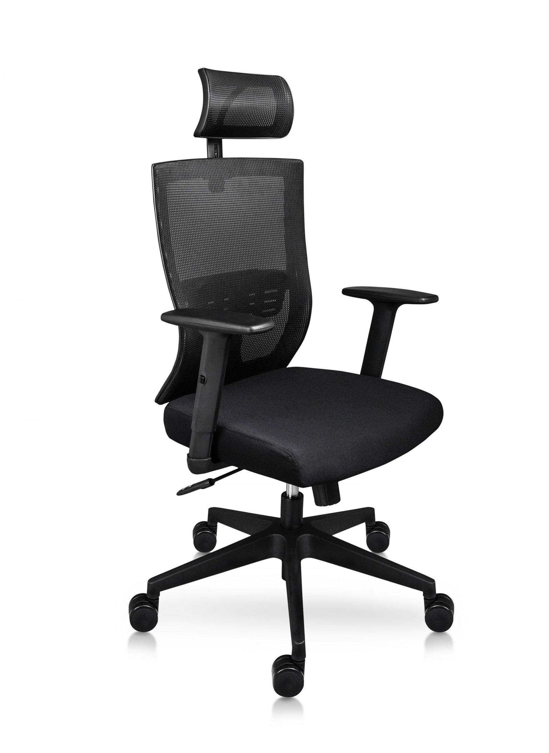 Sillas de oficina ergonómicas, silla de escritorio ejecutiva de malla,  silla de trabajo con respaldo alto con reposacabezas y brazos ajustables,  silla